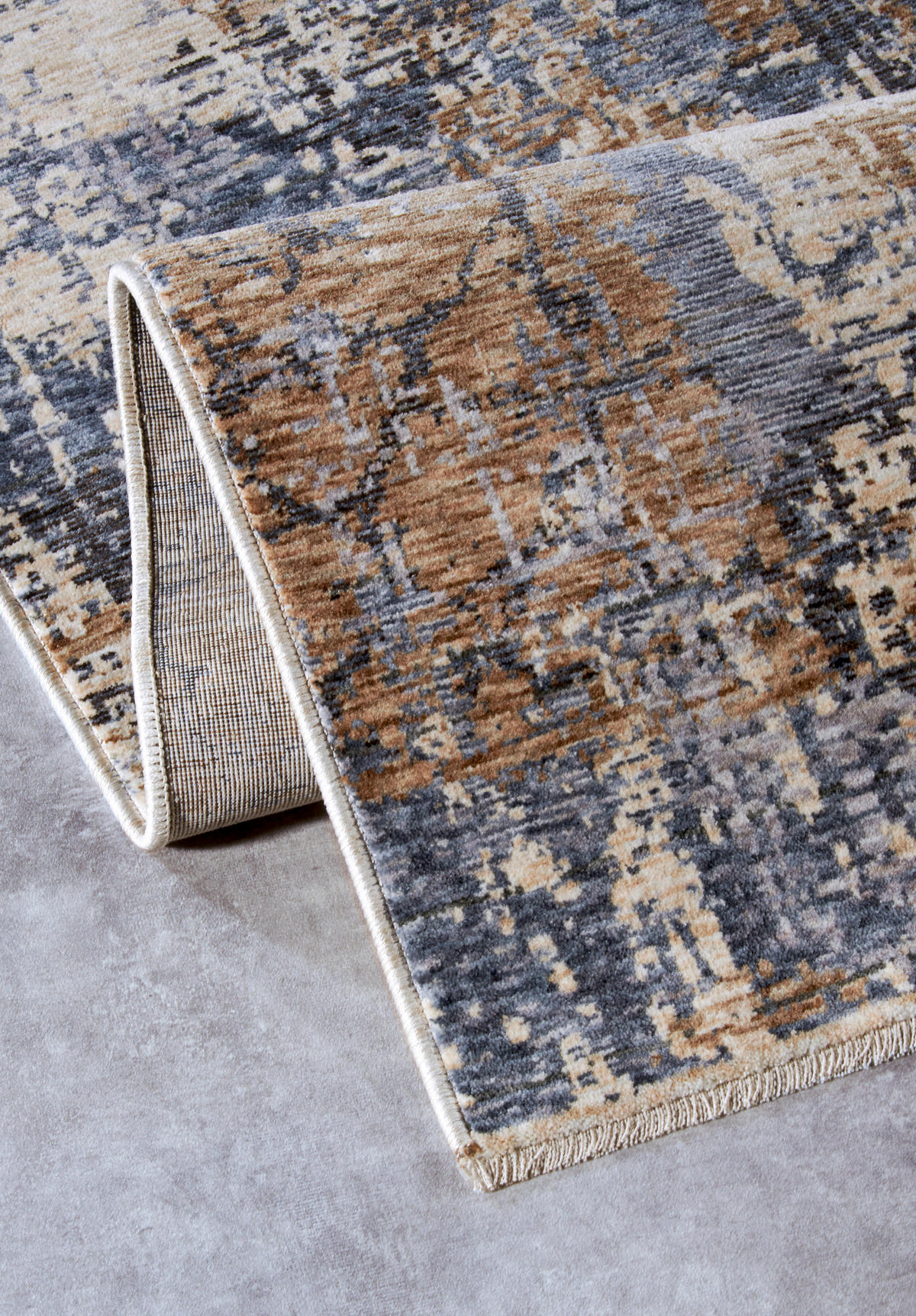 FLACHWEBETEPPICH 160/225 cm Kollektion 1871 Blau, Creme rechteckig  - Blau/Creme, Design, Kunststoff (160/225cm) - Villeroy & Boch