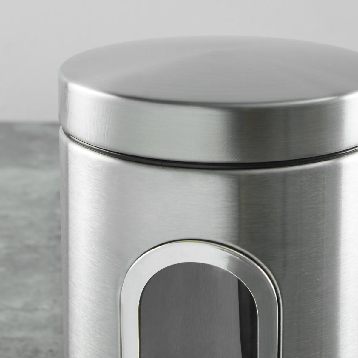 VORRATSDOSENSET 3-teilig  - Silberfarben, Trend, Metall (11/17,5cm) - Echtwerk