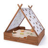 SANDKASTEN 140/120/140 cm  - Braun, Basics, Holz (140/120/140cm) - MUDDY BUDDY