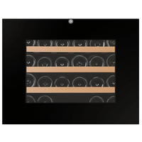 WEINKÜHLSCHRANK DXB-24.51B.TO  - Schwarz, Basics, Glas/Holz (59,2/45,5/55,5cm)