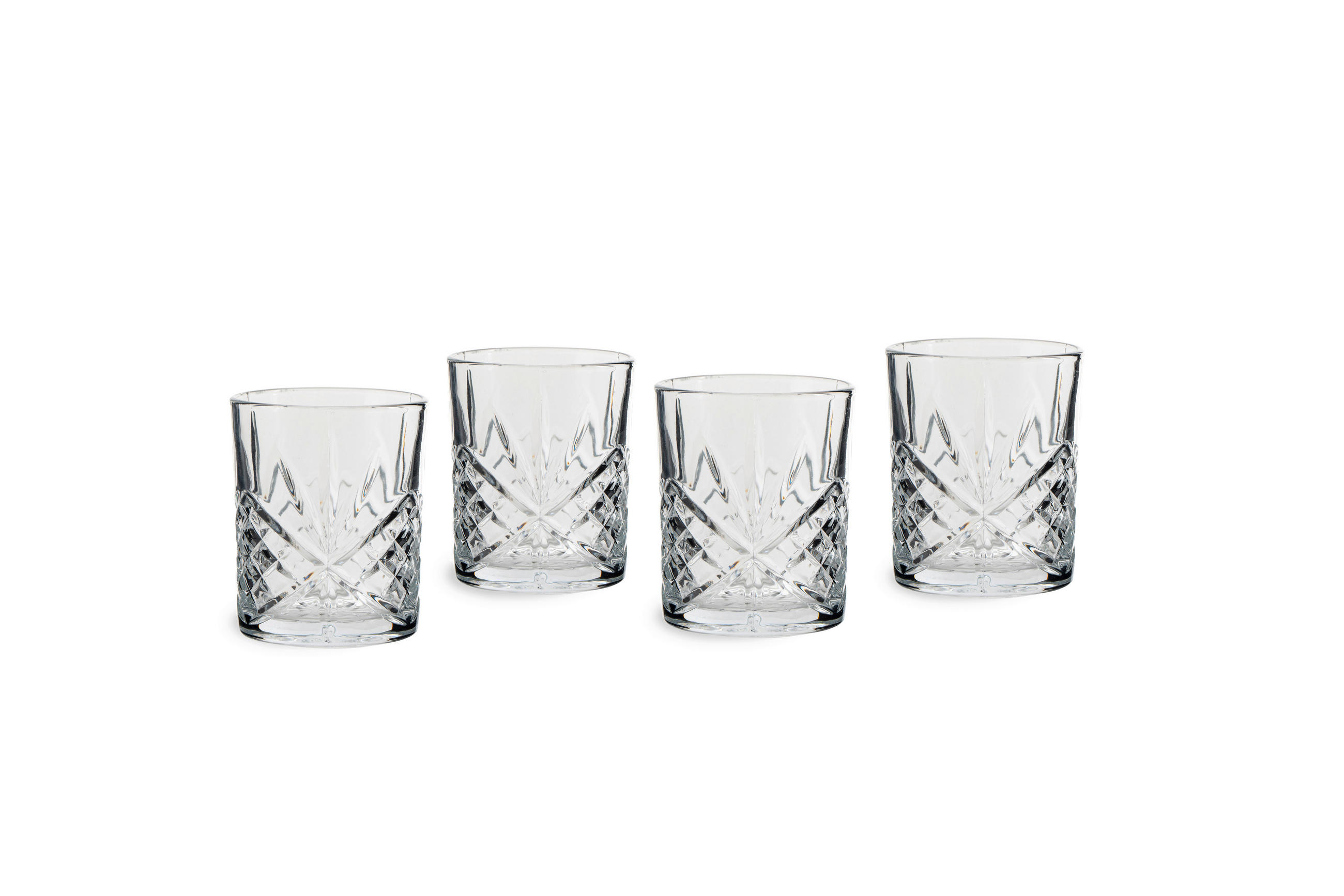GLÄSERSET  4-teilig  - Transparent, Basics, Glas (8,2/9,8cm) - Echtwerk