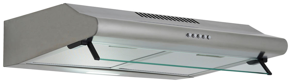 DUNSTABZUGSHAUBE CH1259IXCN  - Edelstahlfarben, Trend, Glas/Metall (60/13/50cm) - Respekta