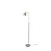 STEHLEUCHTE 22,9/133,8 cm    - Messingfarben/Grau, Basics, Metall (22,9/133,8cm) - Belid