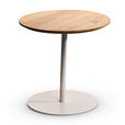 BEISTELLTISCH 50/50/49 cm Wildeiche massiv Wildeiche  - Wildeiche, Design, Holz/Metall (50/50/49cm) - Xora