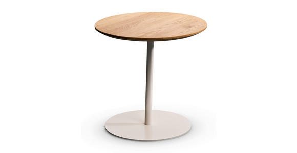 BEISTELLTISCH 50/50/49 cm Wildeiche massiv Wildeiche - Wildeiche, Design, Holz/Metall (50/50/49cm) - Xora