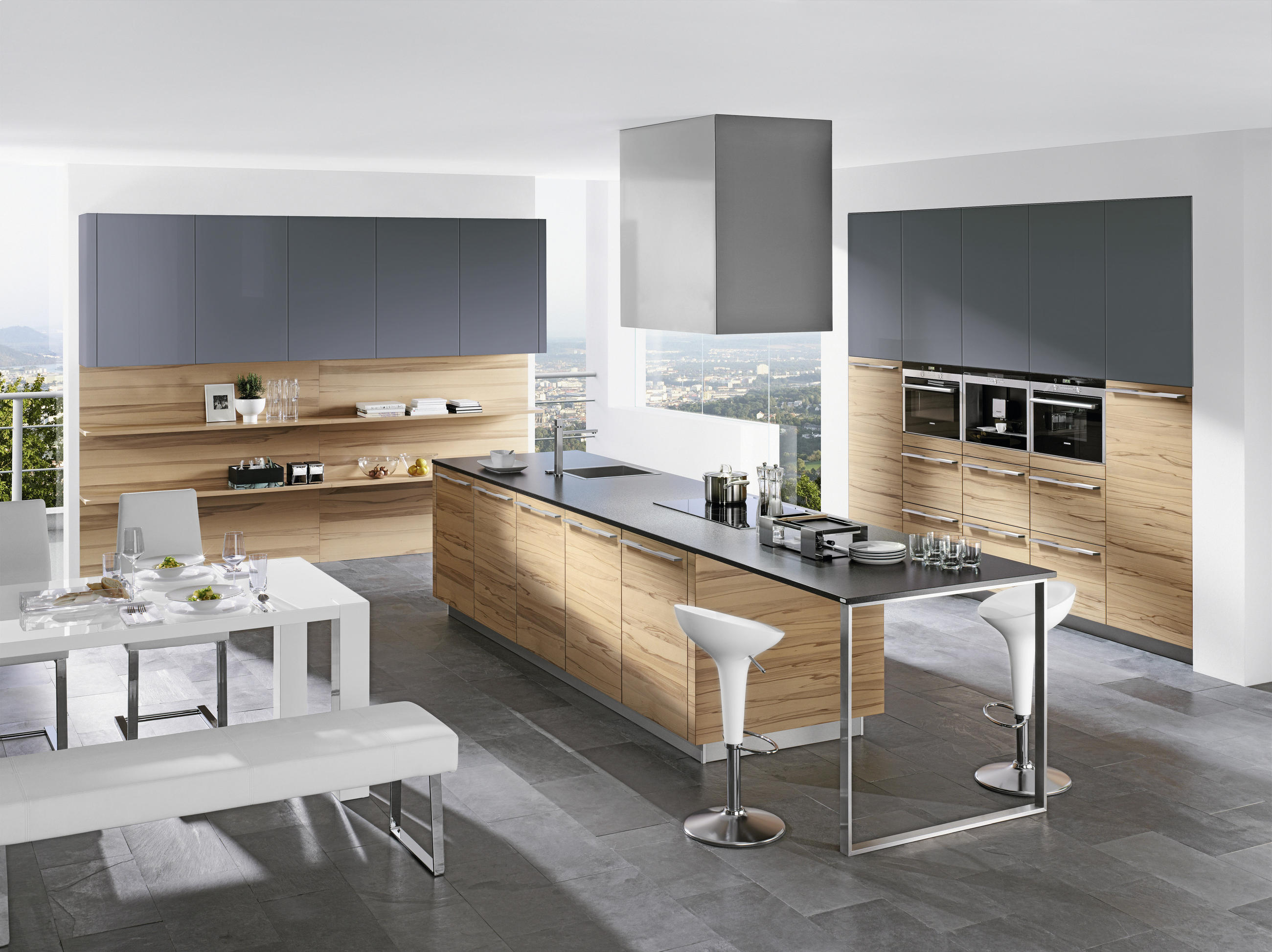 EINBAUKÜCHE   - Design, Holzwerkstoff - EWE