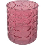 KERZENHALTER - Rosa, Basics, Glas (10/12cm) - Ambia Home