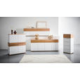 SIDEBOARD in 190/80/40 cm - Eichefarben/Weiß, KONVENTIONELL, Holz/Holzwerkstoff (190/80/40cm) - Novel