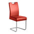 SCHWINGSTUHL Lederlook Edelstahlfarben, Rot - Edelstahlfarben/Rot, Design, Textil/Metall (48/99/69cm) - Valnatura SCHWINGSTUHL Lederlook Edelstahlfarben, Rot - Edelstahlfarben/Rot, Design, Textil/Metall (48/99/69cm) - Valnatura