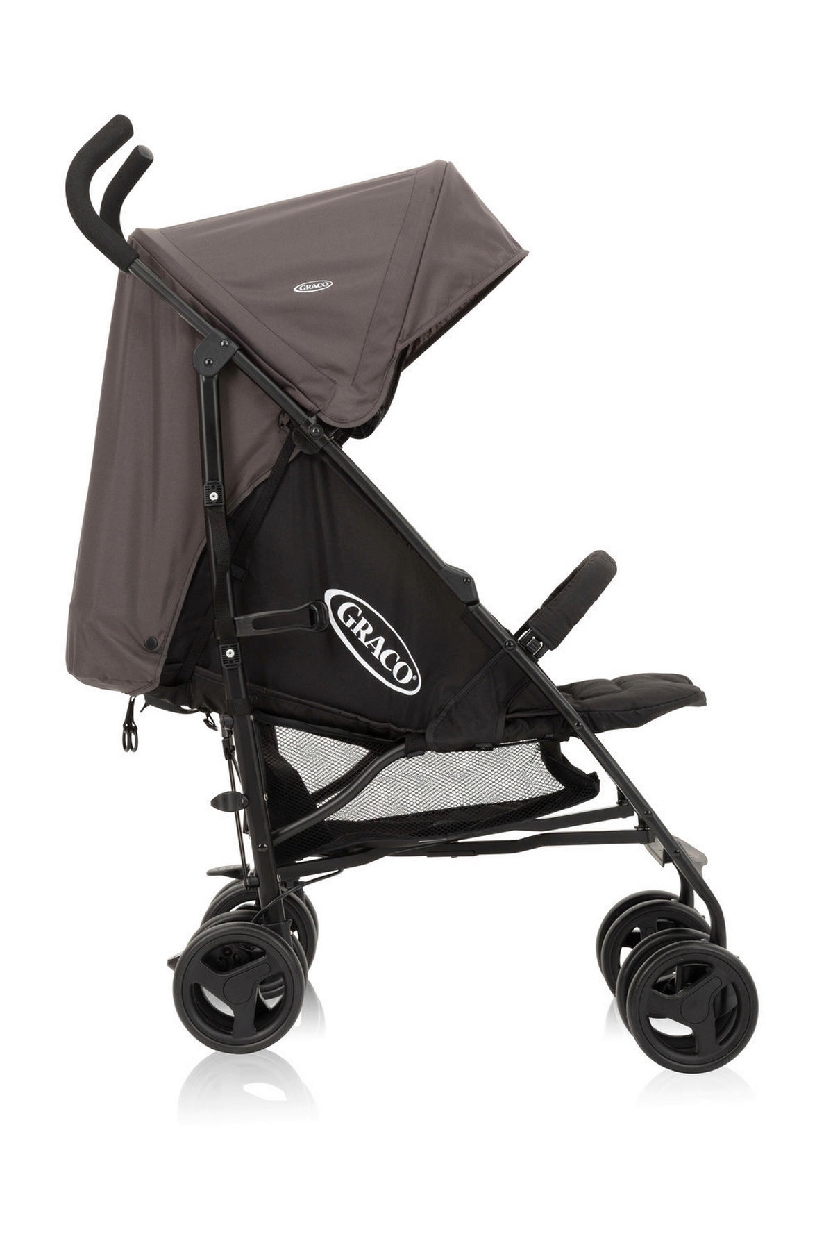 BUGGY TRAVELITE  - Schwarz/Grau, Basics, Textil/Metall (48,8/108/39cm) - Graco