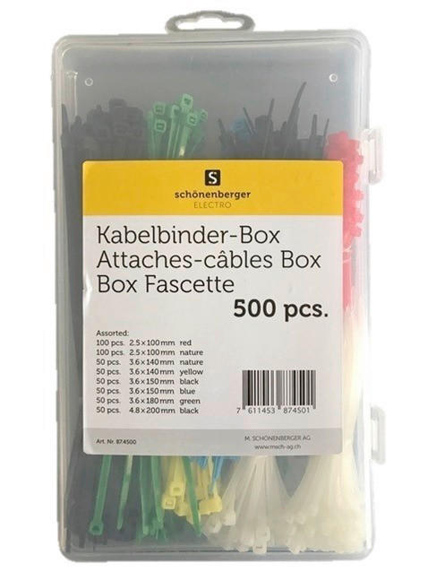 KABELBINDER - Multicolor, Basics (25/3,5/15.5cm) - Eglo