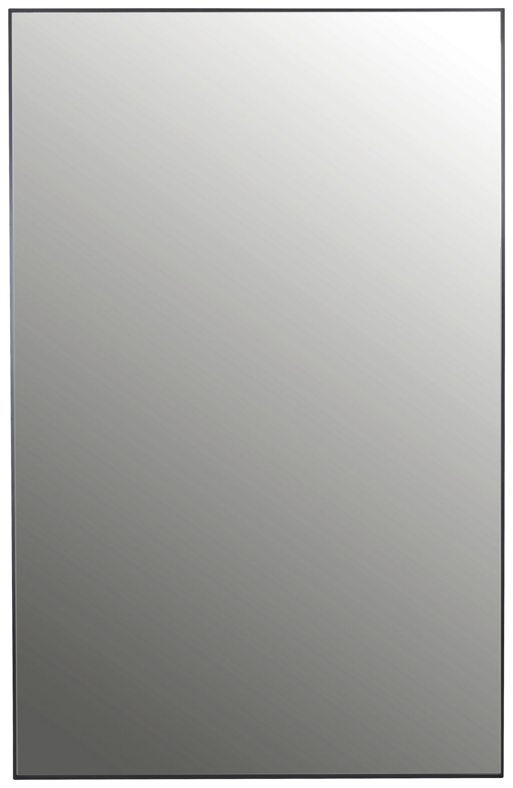 WANDSPIEGEL 214/137/3,5 cm  - Schwarz, Design, Glas/Metall (214/137/3,5cm) - Xora