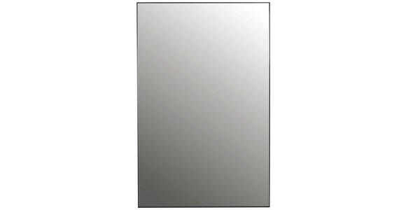 WANDSPIEGEL 214/137/3,5 cm  - Schwarz, Design, Glas/Metall (214/137/3,5cm) - Xora