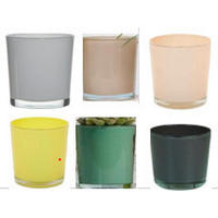 VASE   - Multicolor, Basics, Glas (13/13cm) - Ambia Home
