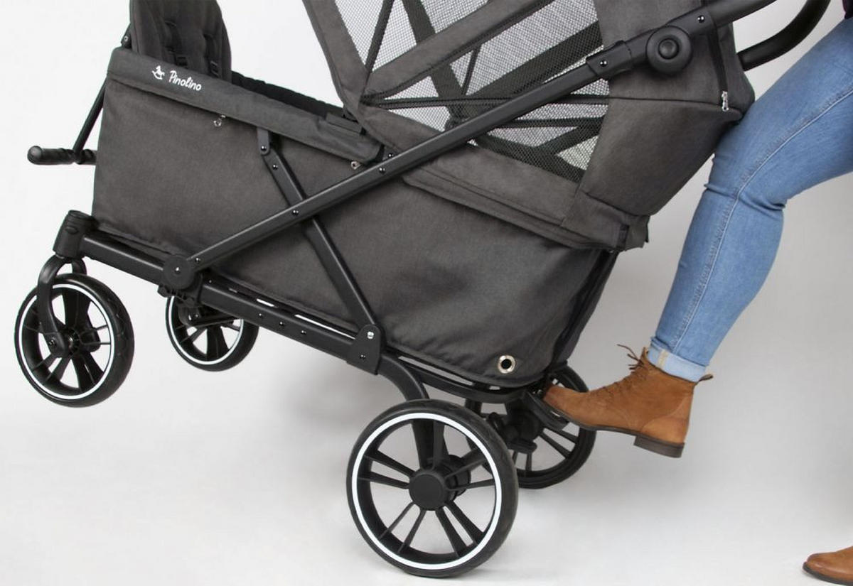 BOLLERWAGEN Cruiser Anthrazit 118/64/64 cm  - Anthrazit, Basics, Kunststoff/Metall (118/64/64cm) - Pinolino