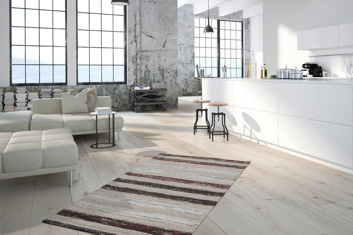 VLNĚNÝ KOBEREC, 160/230 cm černá, bílá - bílá/černá, Basics, textil (160/230cm) - Kayoom