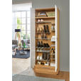 GARDEROBE 6-teilig  in 250/195/40 cm  - Eichefarben/Anthrazit, Design, Glas/Holz (250/195/40cm) - Novel