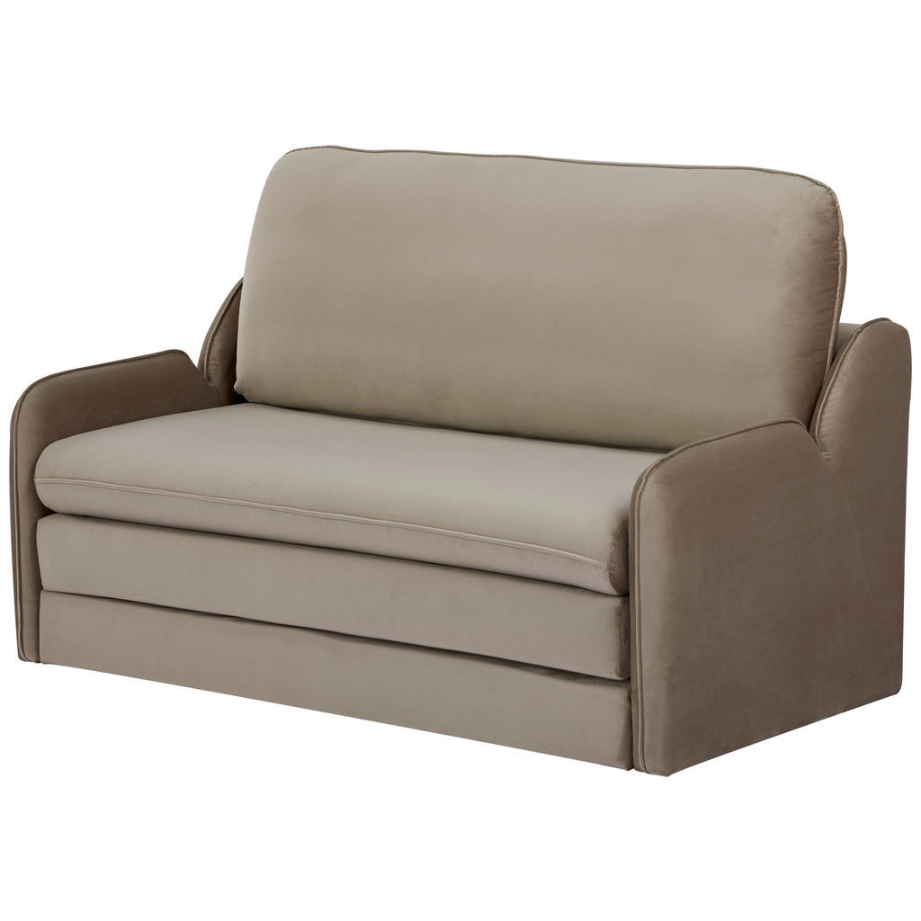 Thumbnail - Mid.you Schlafsofa, Hellbraun, Textil, 1-Sitzer, Füllung: Polyester, 162x81x93 cm, Liegefunktion, Kinder- & Jugendzimmer...