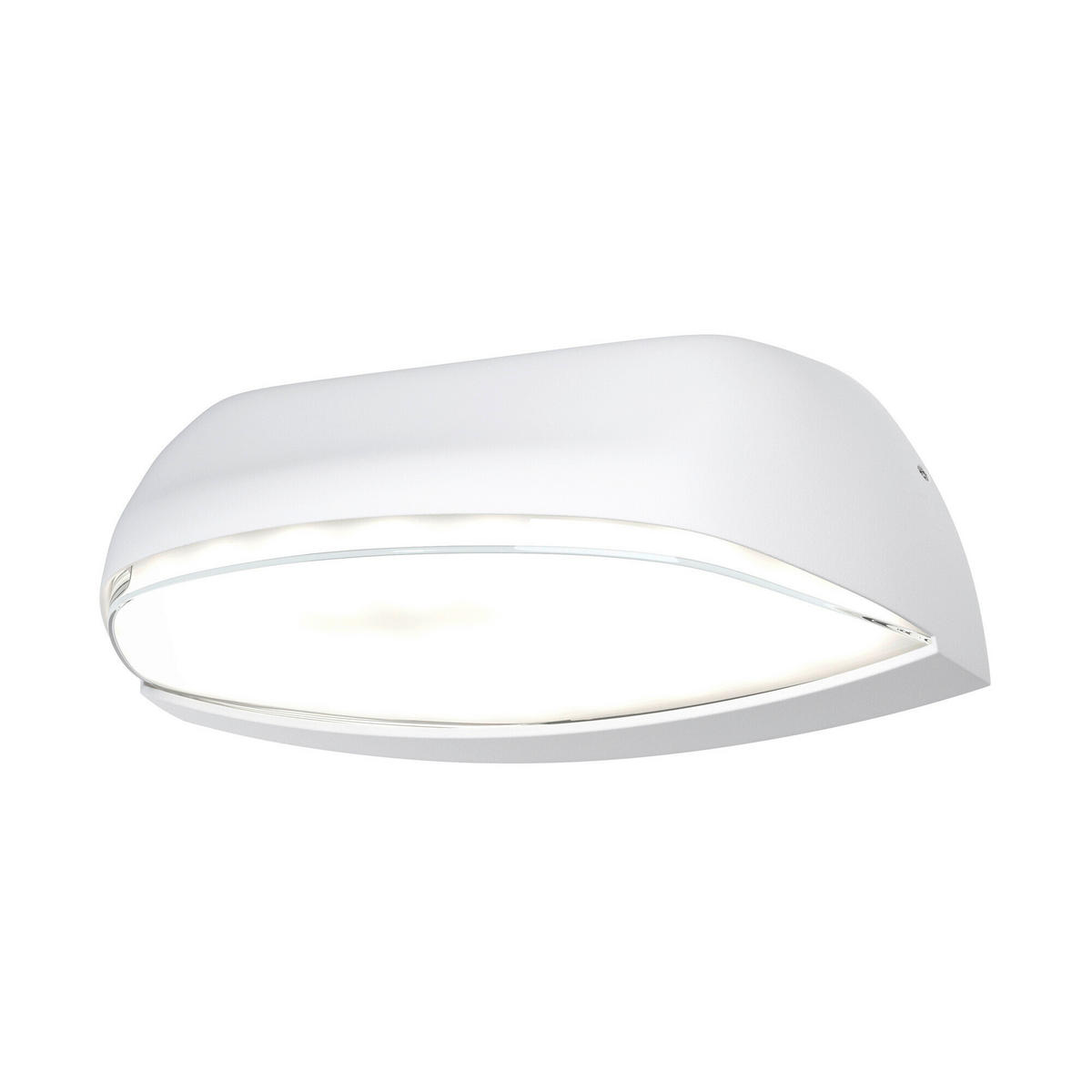 LED-AUßENLEUCHTE 8,6/21/9 cm   - Weiß, Basics, Kunststoff/Metall (8,6/21/9cm) - Osram