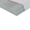 KALTSCHAUMMATRATZE 80/200 cm Höhe ca. 21 cm  - Weiß, Basics, Textil (80/200cm) - Novel