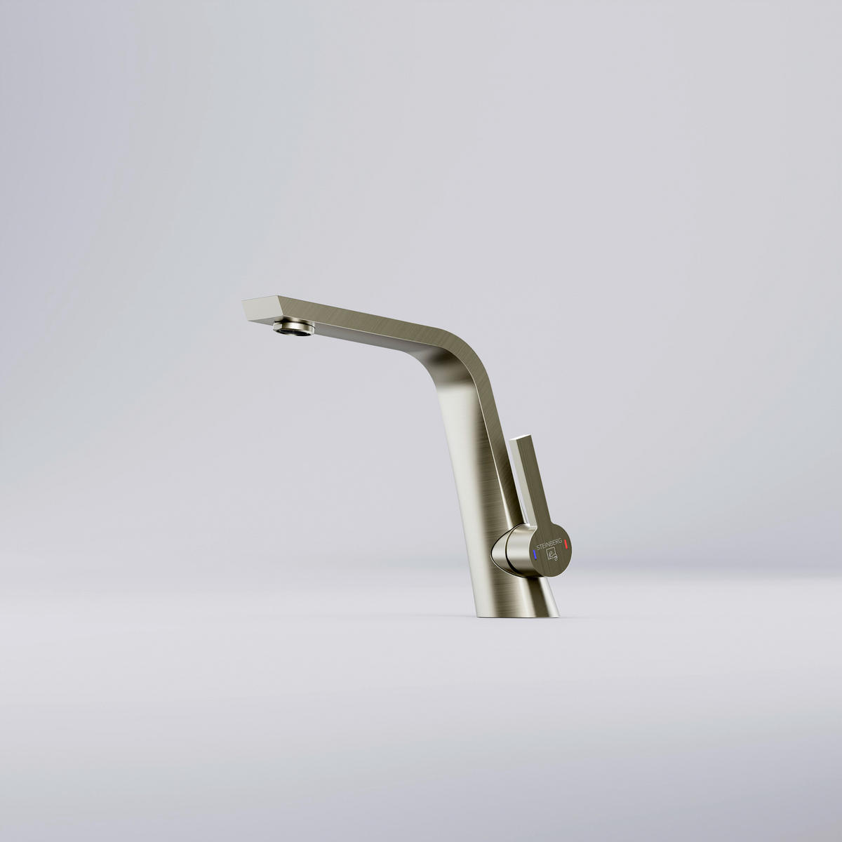 WASCHTISCHARMATUR 5,4/18,1/20,8 cm  - Nickelfarben, MODERN, Metall (5,4/18,1/20,8cm)