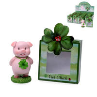 GLÜCKSBRINGER  - Hellrosa/Grün, Basics, Stein (4,5/3,5/6,5cm)