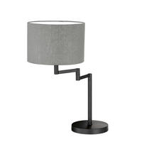 TISCHLEUCHTE - Sandfarben/Weiss, Basics, Textil/Metall (30/55cm) - Fischer & Honsel