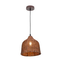 HÄNGELEUCHTE 26,5/150 cm    - Braun, Trend, Holz/Metall (26,5/150cm) - Collett's Monde
