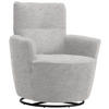 SESSEL in Chenille, Flachgewebe Ecru  - Ecru/Schwarz, Design, Textil/Metall (81/92/84cm) - Xora