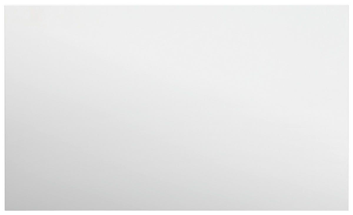 STENSKO OGLEDALO, 100/60/2 cm leseni material  - bela, Design, leseni material (100/60/2cm) - Hom`in