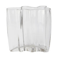 VÁZA, sklo, 18 cm - čiré, Basics, sklo (18cm)