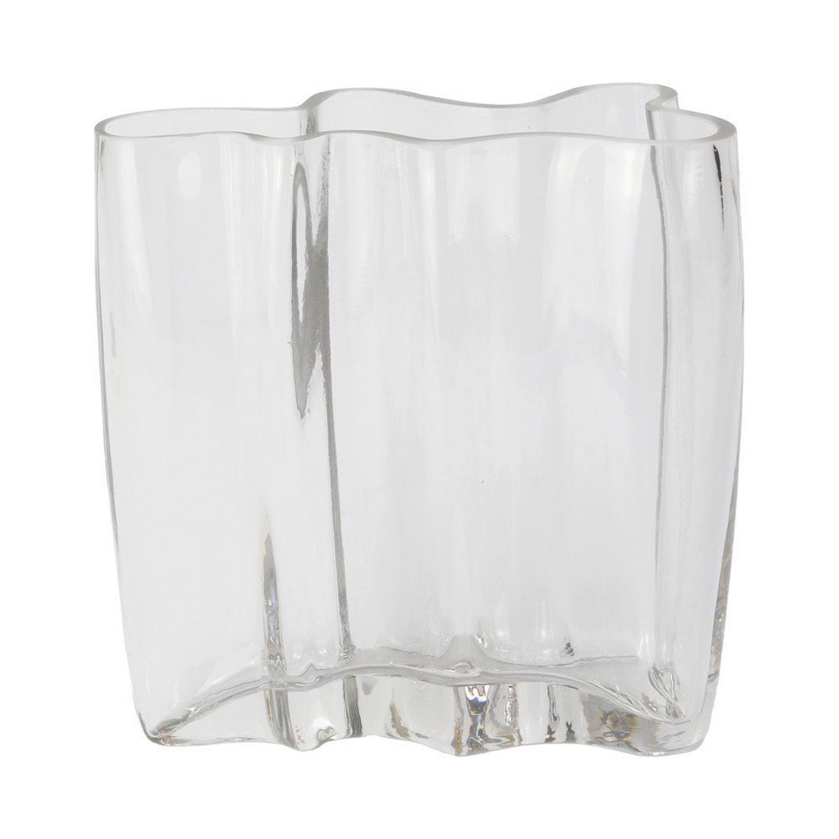 VÁZA, sklo, 18 cm - čiré, Basics, sklo (18cm)