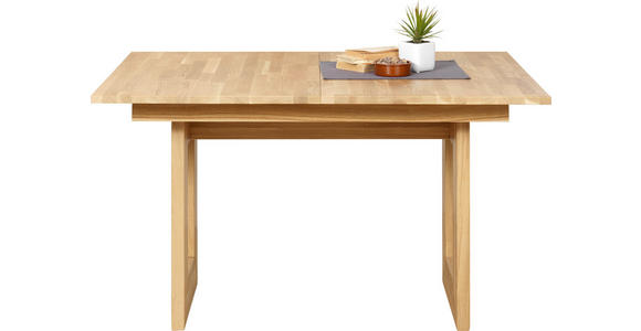 ESSTISCH in Holz 150/90/75 cm - Eichefarben, Natur, Holz (150/90/75cm) - Voleo