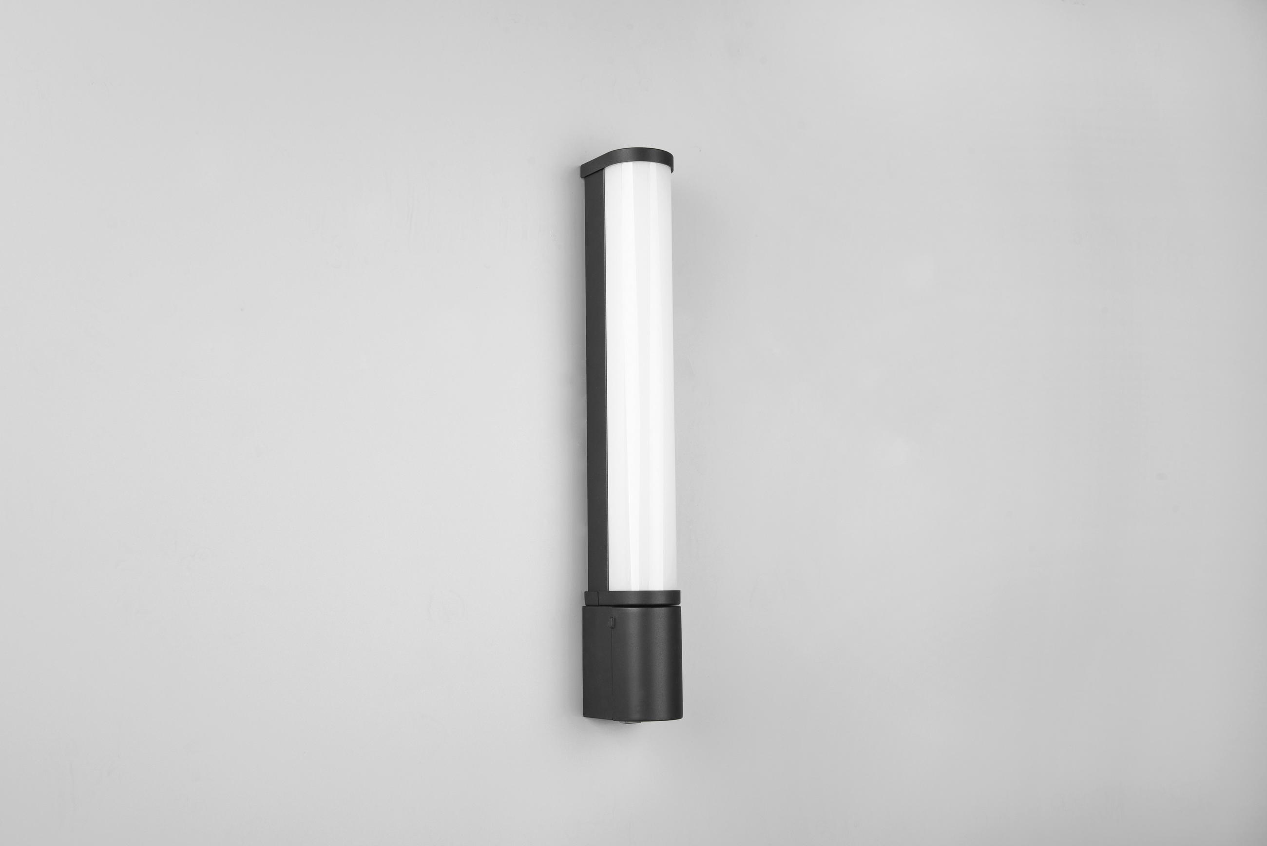 BADEZIMMER-WANDLEUCHTE - Schwarz, Basics, Kunststoff (41,5/7/5,5cm) - Trio Leuchten