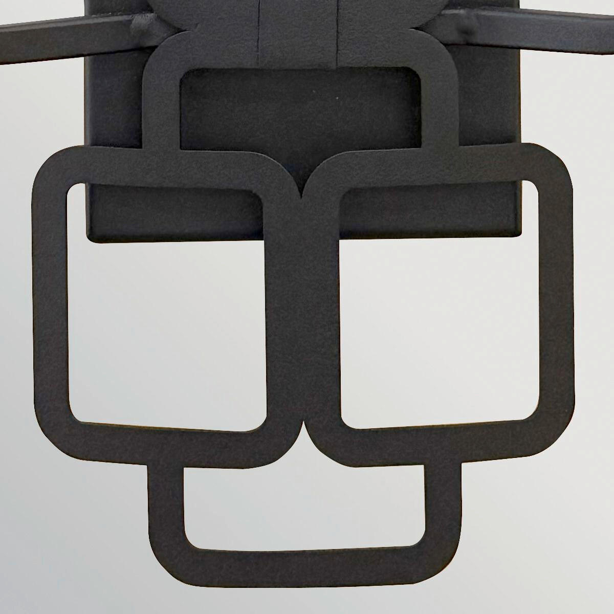WANDLEUCHTE Hinkley 42,4/33/14 cm  - Schwarz, Design, Textil/Metall (42,4/33/14cm) - Elstead Lighting
