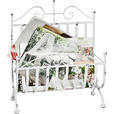 ZEITUNGSSTÄNDER 37/44/18 cm  - Weiß, Design, Metall (37/44/18cm) - Ambia Home