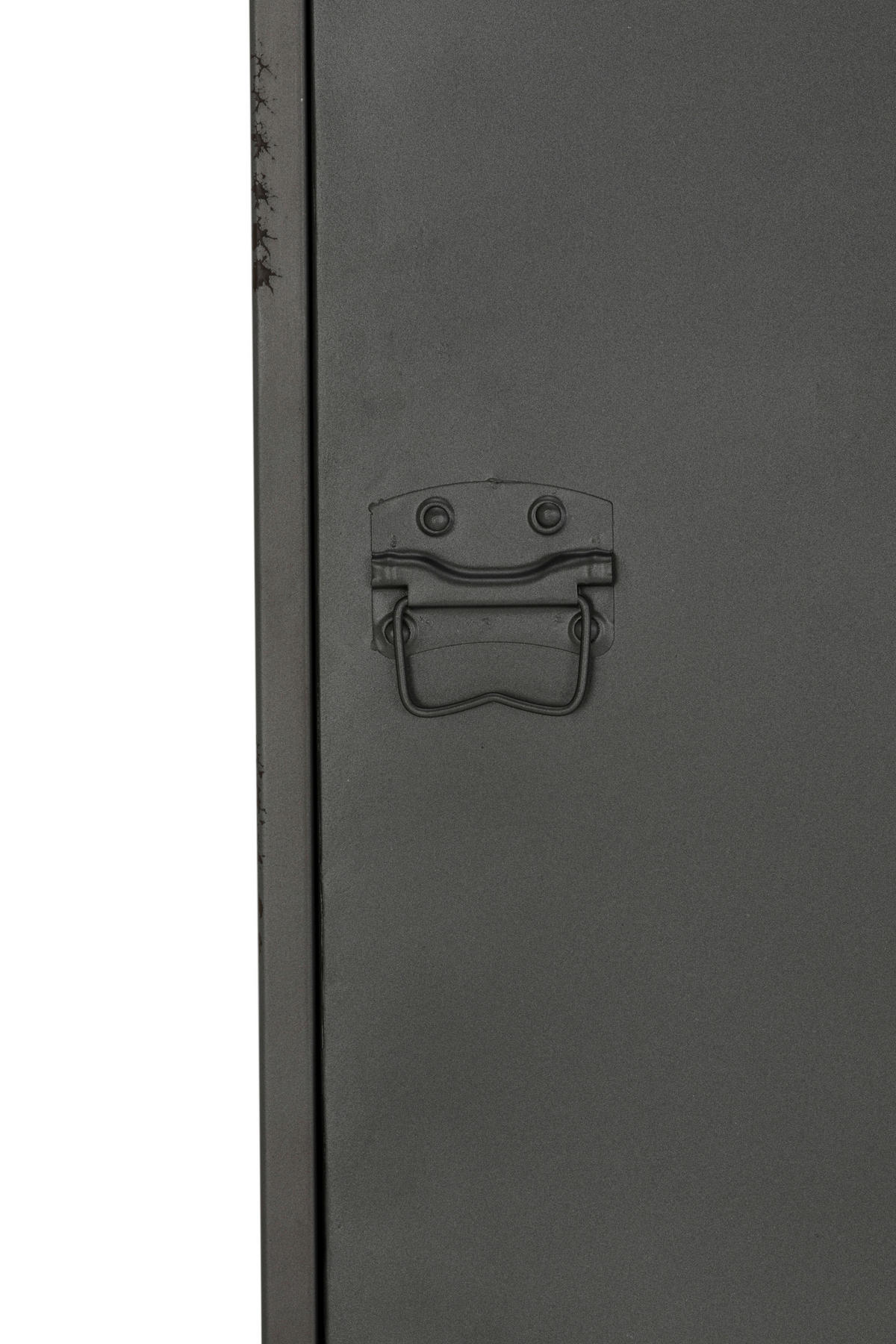 GARDEROBENSCHRANK  in 38/185/51 cm  - Silberfarben/Schwarz, KONVENTIONELL, Metall (38/185/51cm) - Livetastic