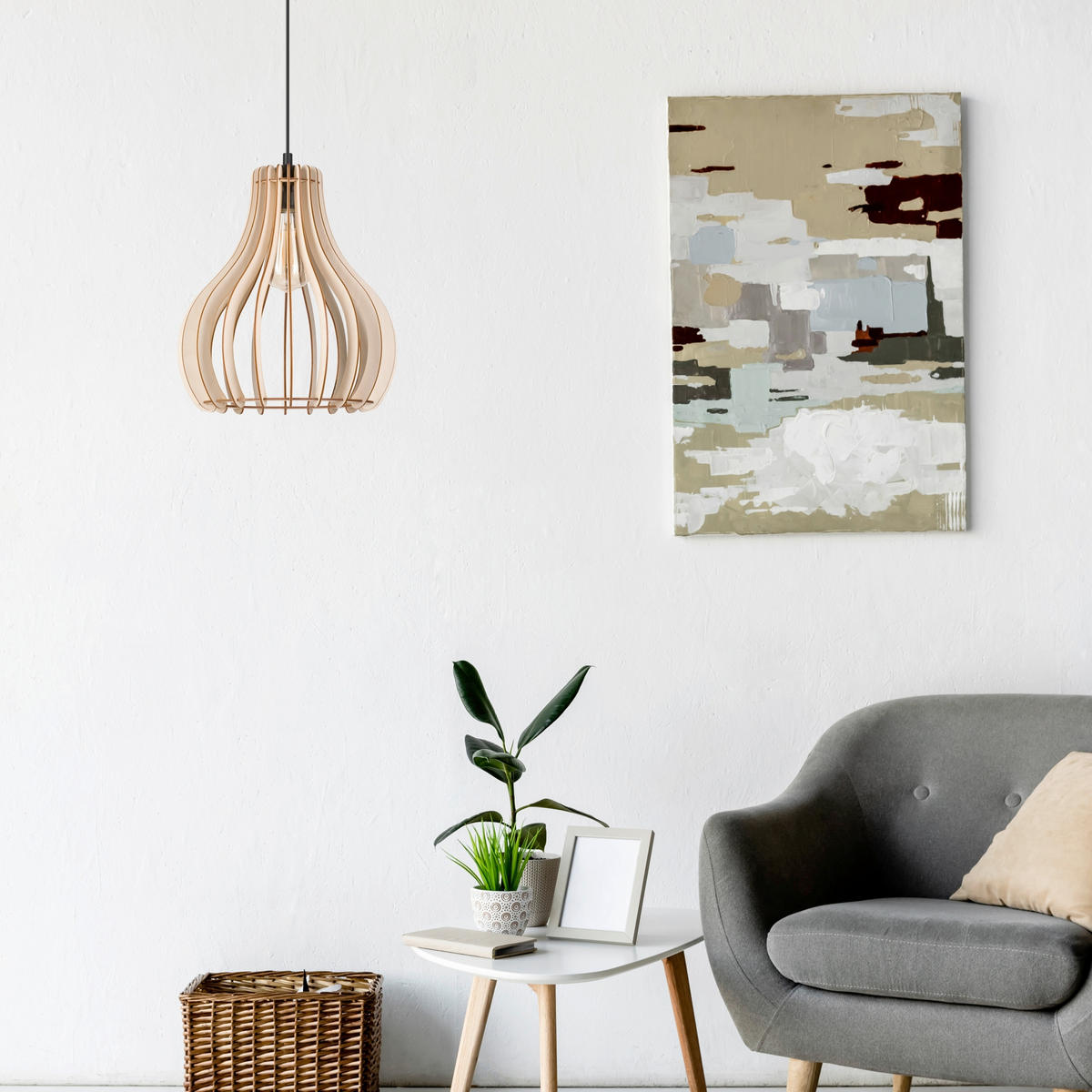 HÄNGELEUCHTE 29/120 cm  - Kernbuche, Natur, Holz (29/120cm)