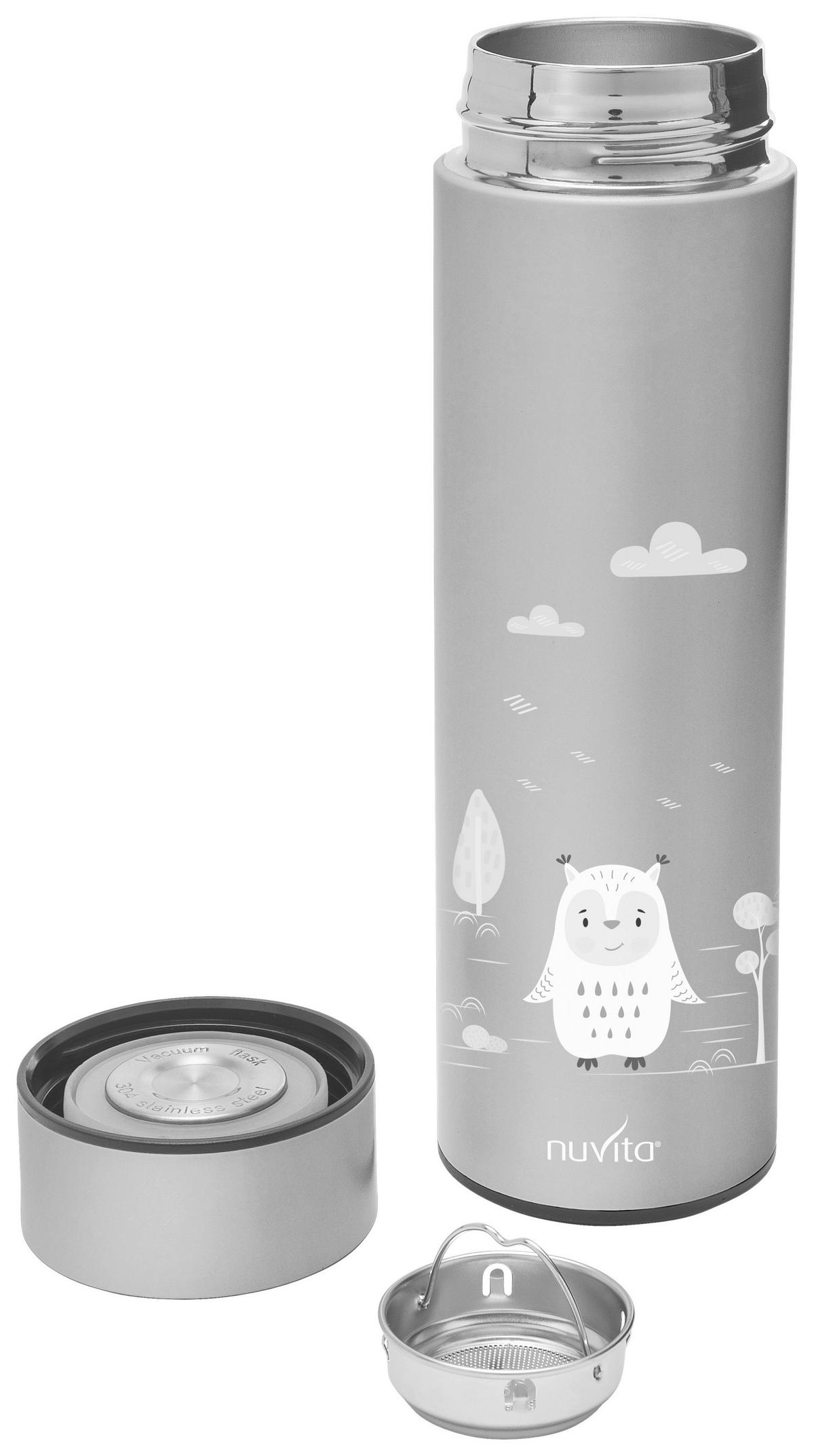 ISOLIERFLASCHE Nuvita 0,5 l  - Basics, Metall (7/23/7cm)