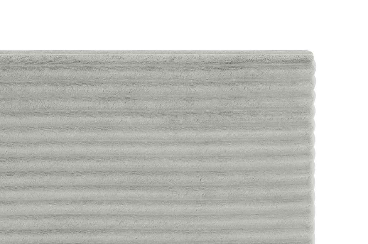 BOXBETT 120/200 cm,  in Hellgrau, Matratze, Bettkasten, Topper, H3 = fest  - Hellgrau/Schwarz, Trend, Kunststoff/Textil (120/200cm) - Boxxx