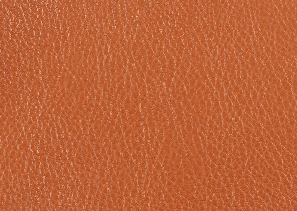 RELAXSESSEL Leder Orange  - Edelstahlfarben/Orange, Design, Leder/Metall (92/79/90cm) - Koinor