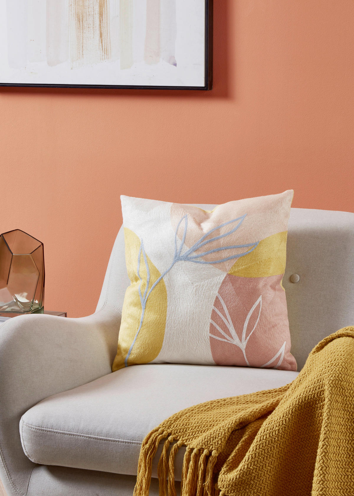 ZIERKISSEN  45/45 cm   - Pink/Lila, LIFESTYLE, Textil (45/45cm) - Eglo