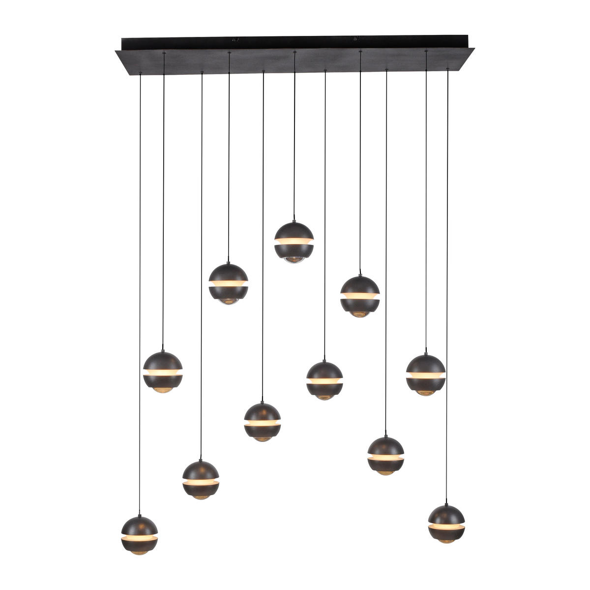 LED-PENDELLEUCHTE 114/30/220 cm  - Weiß, Design, Kunststoff/Metall (114/30/220cm) - Schöner Wohnen