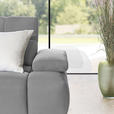 ECKSOFA in Struktur Grauweiß  233/313 cm  - Grauweiß/Schwarz, Design, Kunststoff/Textil (233/313cm) - Emilio Belluti