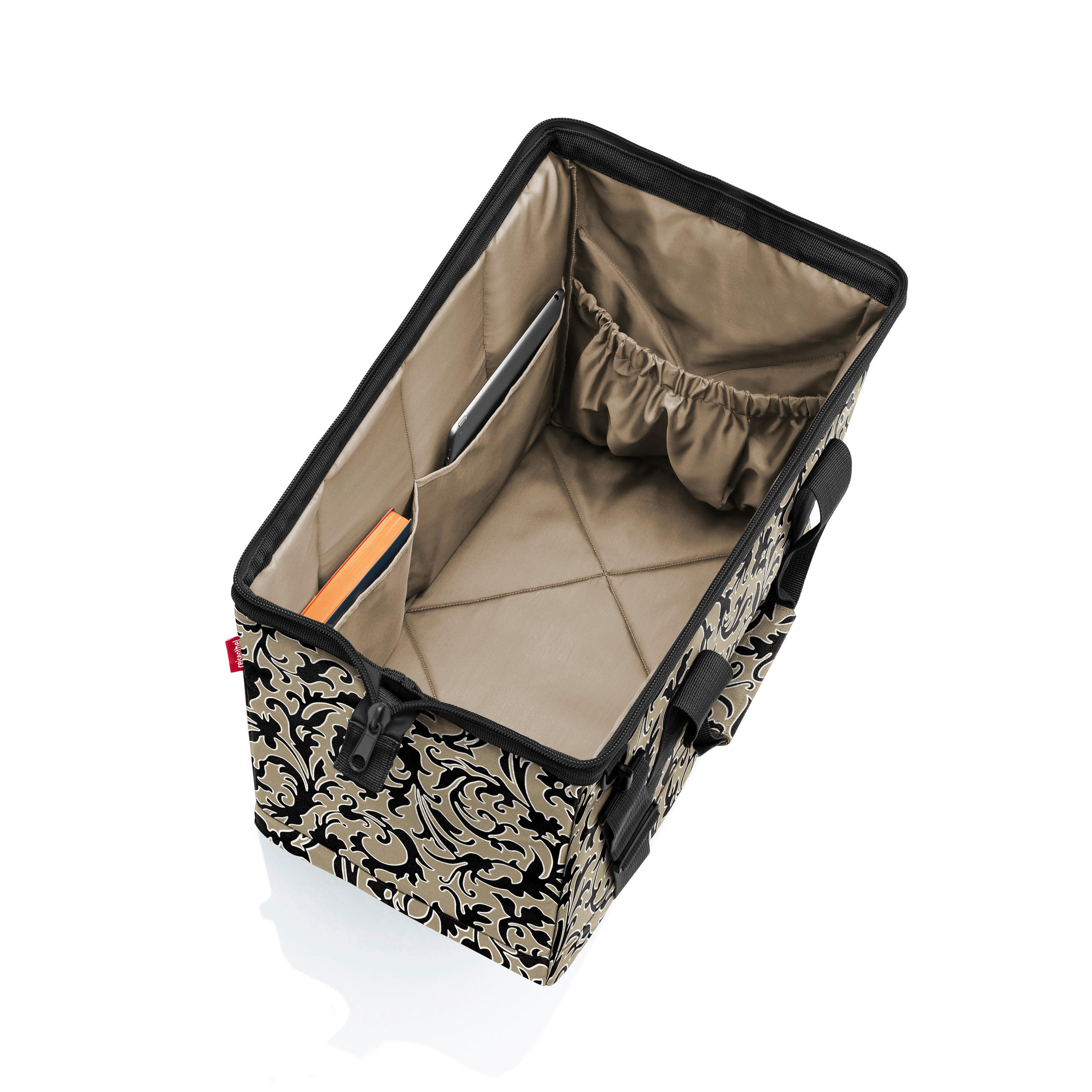 REISETASCHE - Schwarz/Braun, Basics, Kunststoff (48/39,5/29cm) - Reisenthel