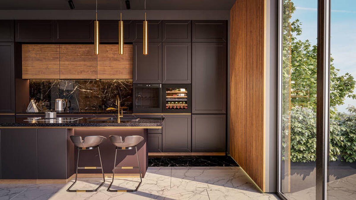 WEINKÜHLSCHRANK AVI60PLATINUM  - Schwarz, Basics, Glas/Holz (59,0/59,5/56,5cm)