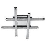 LED-DECKENLEUCHTE - Klar, KONVENTIONELL, Kunststoff/Metall (49/49/8,5cm) - Novel