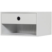 NACHTKÄSTCHEN 34/20/30 cm  in Grau  - Grau, Basics, Holzwerkstoff (34/20/30cm) - MID.YOU