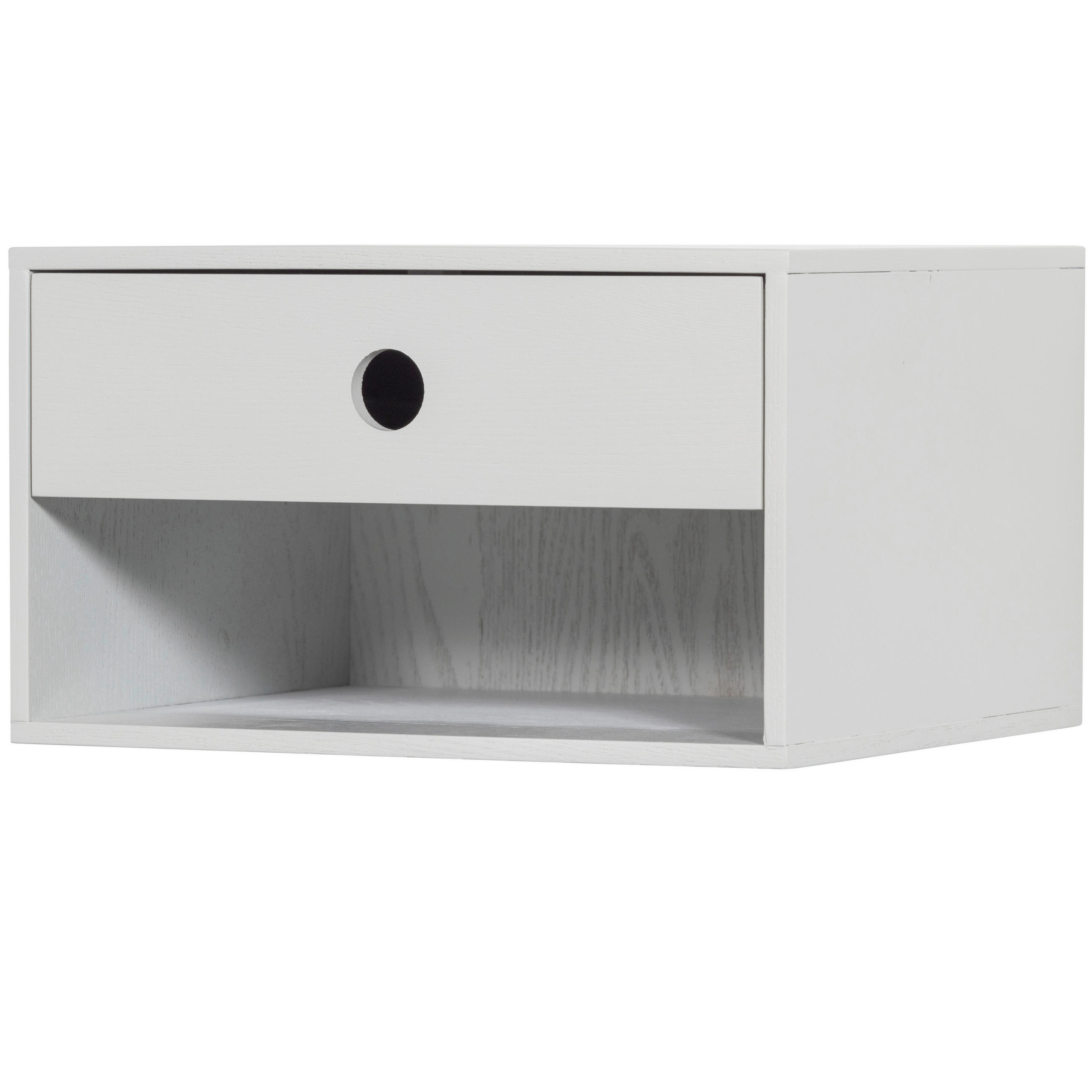 Mid.you Nachtschrank Nancy Grau 34x20x30 cm