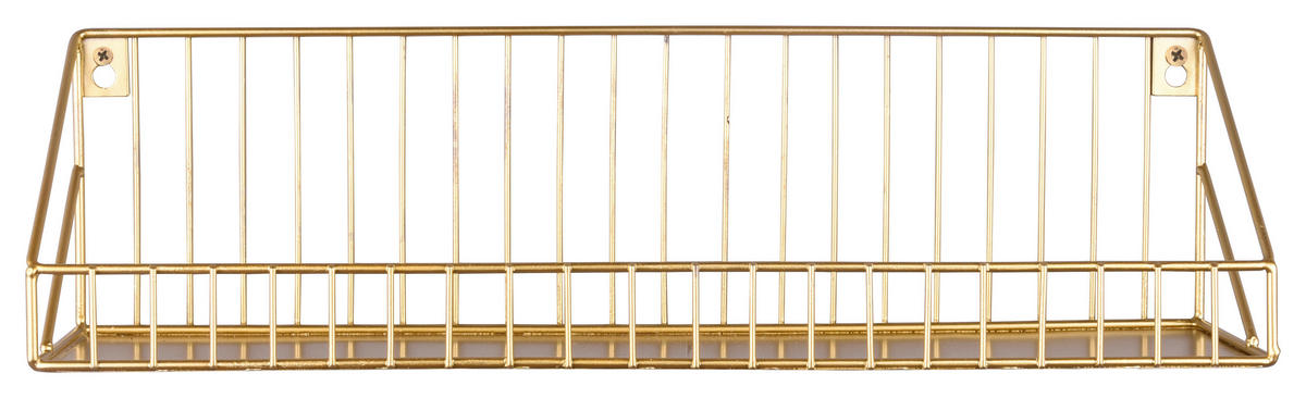 WANDREGAL Goldfarben  - Goldfarben, MODERN, Metall (45/11/11cm)
